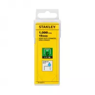 Кламери STANLEY G11/10мм 1000бр., тип G11, плоска тел, кутия