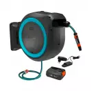 Комплект макара с маркуч за стенен монтаж GARDENA PowerRoll XXL Set 13мм/40м, 18V, 2.5Ah, Li-Ion - small
