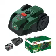 Косачка робот акумулаторна BOSCH VISIMOW18V-100, 18V, 4.0Ah, Li-Ion, 16см, 20-60мм, 35%, до 100м2