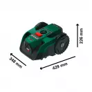 Косачка робот акумулаторна BOSCH VISIMOW18V-200, 18V, 5.0Ah, Li-Ion, 18см, 20-60мм, 35%, до 200м2 - small, 275072