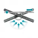 Машина за връзване на арматура MAKITA TR001GZ, 40V, 1.5-6.0Ah, Li-Ion, 0.8мм, безчетков - small, 272341