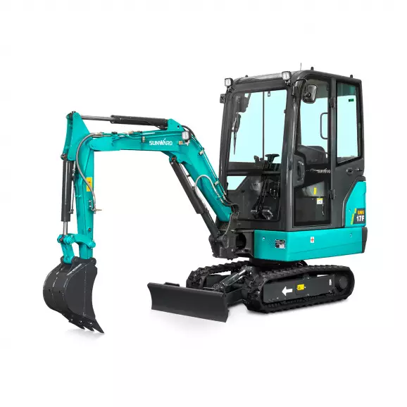 Мини багер SUNWARD SWE17F, 13.4kW, , Yanmar, 3 цилиндров, 2.5/4.5км/ч
