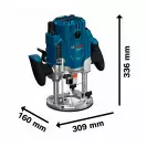 Оберфреза BOSCH GOF 20-12, 2000W, 10000-25000об/мин, ф8-12мм - small, 275762