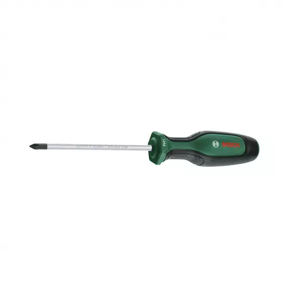 Отверткa кръстата BOSCH PH1 5.0x100мм, S2, двукомпонентна дръжка