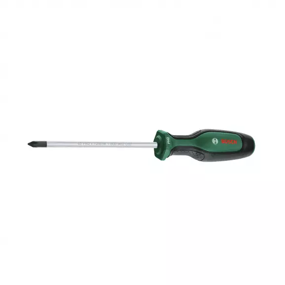 Отверткa кръстата BOSCH PH2 6.0x236/125мм, S2, двукомпонентна дръжка