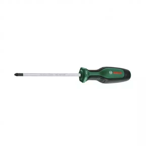 Отверткa кръстата BOSCH PZ2 6.0x236/125мм, S2, двукомпонентна дръжка