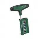 Отвертка Т-образна с накрайници BOSCH 19части, PH, PZ, TX, шестостен, с магнит - small