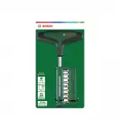 Отвертка Т-образна с накрайници BOSCH 19части, PH, PZ, TX, шестостен, с магнит - small, 281469