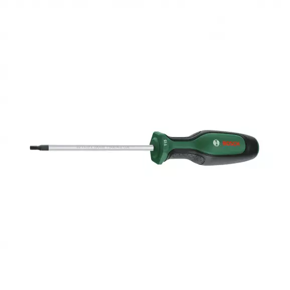 Отвертка торкс BOSCH TX15 х 100мм, стомана, двукомпонентна дръжка