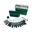 Отвертки комплект BOSCH 39части, PH, PZ, SB, TX, двукомпонентна дръжка - small