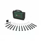 Отвертки комплект за фина механика BOSCH 15части, PH, TX, SB, шестестен, двукомпонентна дръжка - small