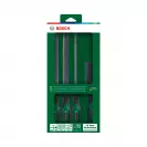 Пили комплект за метал BOSCH 4бр, средна грапавост, пластмасова дръжка - small, 281447