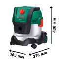 Прахосмукачка BOSCH PAS15-220, 1200W, 2040л/мин, 15л - small, 275782
