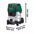 Прахосмукачка BOSCH PAS20-220P, 1200W, 2040л/мин, 20л - small, 275791