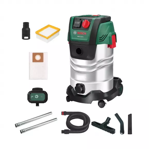 Прахосмукачка BOSCH PAS30-240PRS, 1300W, 4020л/мин, 30л