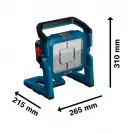 Прожектор акумулаторен BOSCH GLI18V-5000, 18V, 2.0-6.0/4.0-12.0Ah, Li-Ion, LED, 5000lm - small, 275726