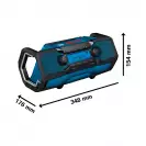Радиоприемник акумулаторен BOSCH GPB18V-3C, 230V, 18V, 4.0-12Ah, Li-Ion, Bluetooth - small, 275741