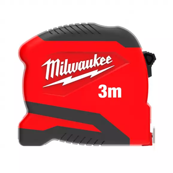 Ролетка пластмасов корпус MILWAUKEE COMPACT Gen2 3м x 19мм, гумирана