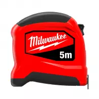Ролетка пластмасов корпус MILWAUKEE SLIM Gen 2 5м x 19мм, гумирана, клас 2