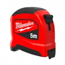 Ролетка пластмасов корпус MILWAUKEE SLIM Gen 2 5м x 19мм, гумирана, клас 2 - small, 282642