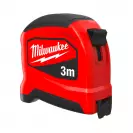 Ролетка пластмасов корпус MILWAUKEE Slim GEN II 3м x 16мм, гумирана, клас 2 - small, 274927