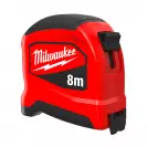 Ролетка пластмасов корпус MILWAUKEE Slimline Gen 2 S8/25 8м x 25мм, гумирана, клас 2 - small, 274933