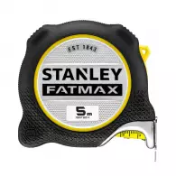 Ролетка пластмасов корпус STANLEY FatMax 5м х 32мм, гумирана, двустранна