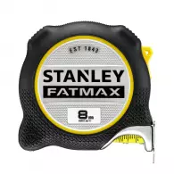 Ролетка пластмасов корпус STANLEY FatMax 8м х 32мм, гумирана, двустранна