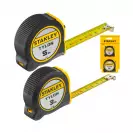 Ролетка пластмасов корпус STANLEY TYLON 3 x 13мм/5м х 19мм 2броя, гумирана, EC-клас 2 - small