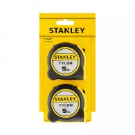 Ролетка пластмасов корпус STANLEY TYLON 5 x 19мм 2броя, гумирана, EC-клас 2