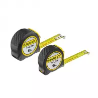 Ролетка пластмасов корпус STANLEY TYLON 5 x 19мм/8м х 25мм, гумирана, EC-клас 2