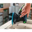 Шкурка велкро FESTOOL Granat PROfile Delta GR PRO/10-Set 100x150мм 10броя, за дърво, пластмаса, лак, с 9 отвора, синя, триъгълна, самозалепваща - small, 269733