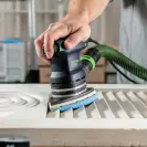 Шкурка велкро FESTOOL Granat PROfile Delta S GR PRO/10 100x150мм P500-600 10броя, за дърво, пластмаса, лак, с 9 отвора, синя, триъгълна, самозалепваща - small, 268898