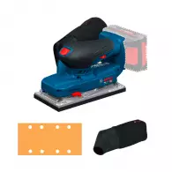 Шлайф вибрационен акумулаторен BOSCH GSS18V-18 Solo, 18V, 2.0-6.0Ah, Li-Ion, 5000-10000об/мин, 92х182мм