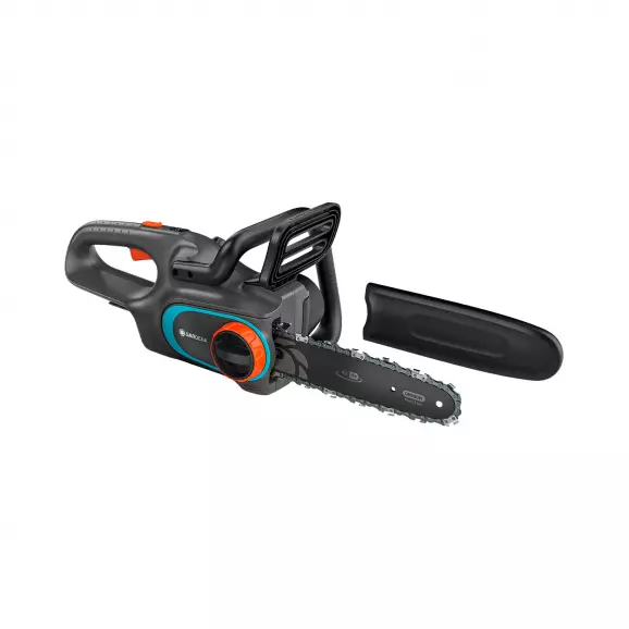 Трион верижен акумулаторен GARDENA PowerSaw 250/18V Solo, 18V, 2.5-4.0Ah, Li-Ion, 25cм