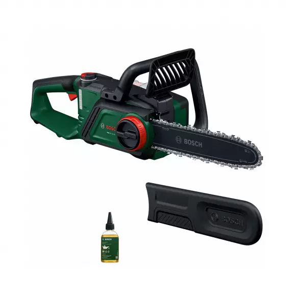 Трион верижен акумулаторен за клони BOSCH PKE18V-30-28, 18V, 2.5-6.0Ah, Li-Ion, 30cм