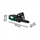 Трион верижен акумулаторен за клони BOSCH PKE18V-30-28, 18V, 2.5-6.0Ah, Li-Ion, 30cм - small, 275290