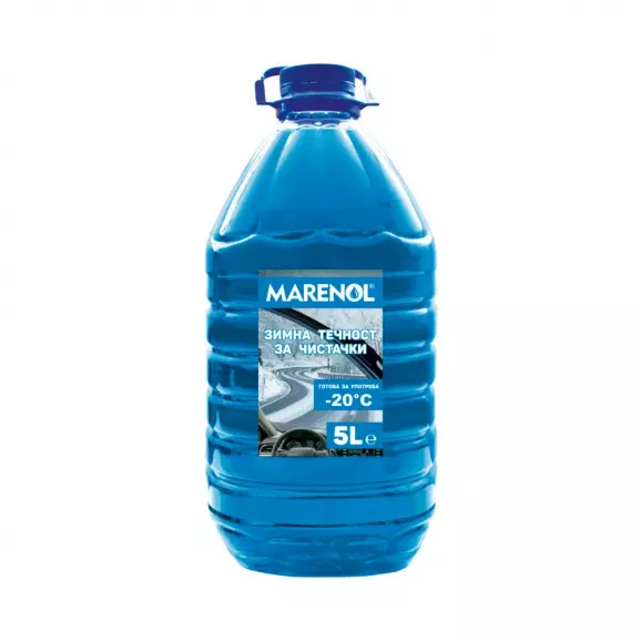 Зимна течност за чистачки MARENOL 5л, до -20°