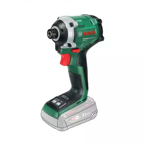 Акумулаторен гайковерт ударен BOSCH UniversalImpactDrive 18V-210, 18V, 1.5-6.0Ah, Li-Ion, 1/4