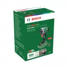 Акумулаторен гайковерт ударен BOSCH UniversalImpactDrive 18V-210, 18V, 1.5-6.0Ah, Li-Ion, 1/4