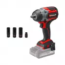 Акумулаторен гайковерт ударен EINHELL TP-CW 18/750-C Li BL - Solo, 18V, 3.0-8.0Ah, Li-Ion, 1/2