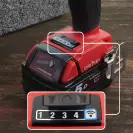 Акумулаторен гайковерт ударен MILWAUKEE M18 ONEFHIWF12-0, 18V, 2.0-12Ah, Li-Ion, 1/2