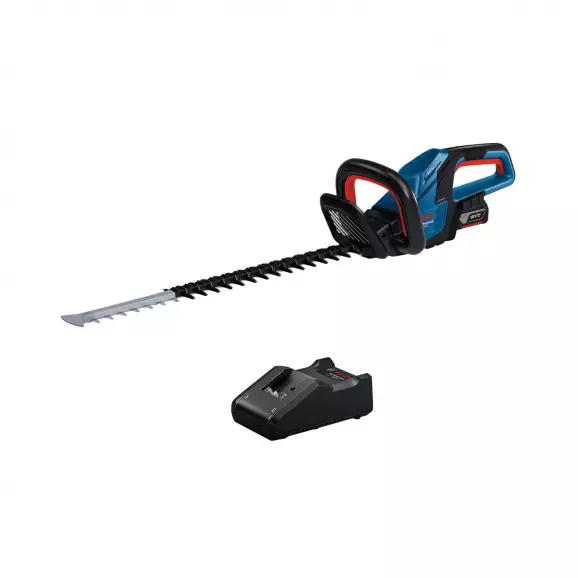 Акумулаторен храсторез BOSCH GHE 18V-60, 18V, 4.0Ah, Li-Ion, 600мм, безчетков