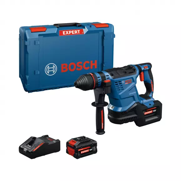 Акумулаторен перфоратор BOSCH EXBH18V-32F Set, 18V, 8.0Ah, Li-Ion, SDS-plus, 4.5J, безчетков