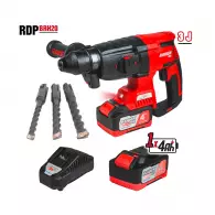 Акумулаторен перфоратор RAIDER RDP-BRH20 Set, 20V, 4.0Ah, Li-Ion, 3.0J, безчетков, SDS-plus