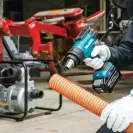 Акумулаторен пистолет за горещ въздух MAKITA HG001GZ, 40V, 2.0-8.0Ah, Li-Ion, 600°C, 200л/мин - small, 272117