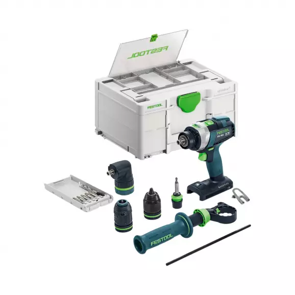 Акумулаторен ударен винтоверт FESTOOL TPC 18/4 Basic-Set/XL, 18V, -Ah, Li-Ion, 75Nm, безчетков