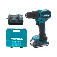 Акумулаторен ударен винтоверт MAKITA DHP490WV, 18V, 2.0Ah, Li-Ion, 50Nm, безчетков