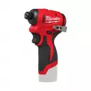 Акумулаторен ударен винтоверт MILWAUKEE M12 BLIDRC-0, 12V, Ah, Li-Ion, 124Nm, 1/4