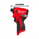 Акумулаторен ударен винтоверт MILWAUKEE M12 BLIDRC-0, 12V, Ah, Li-Ion, 124Nm, 1/4
